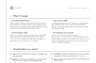 Page 2 in miniature: what AI changes, the checklist, the rules of thumb and Clew in 10 minutes